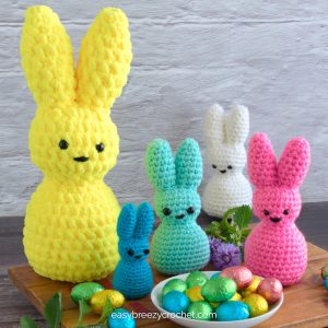 Crochet peeps bunny