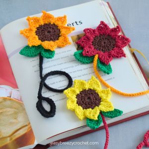 Sunflower bookmarks.