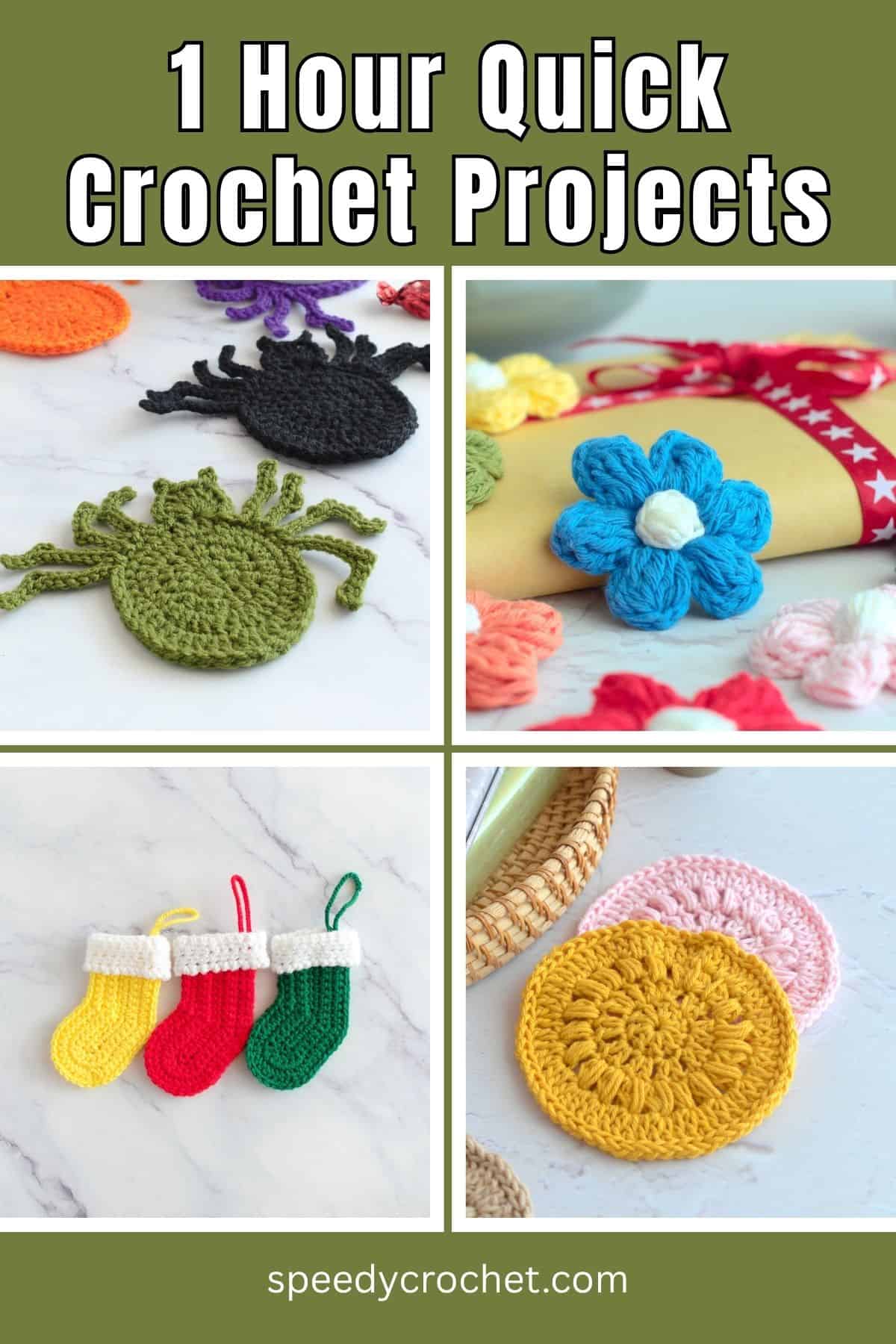 1 hour crochet projects.