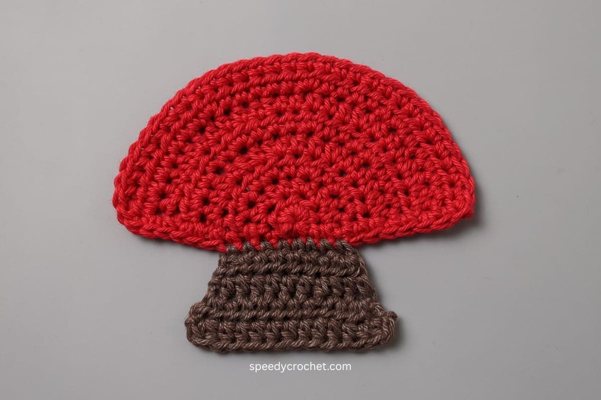 Red mushroom coaster.