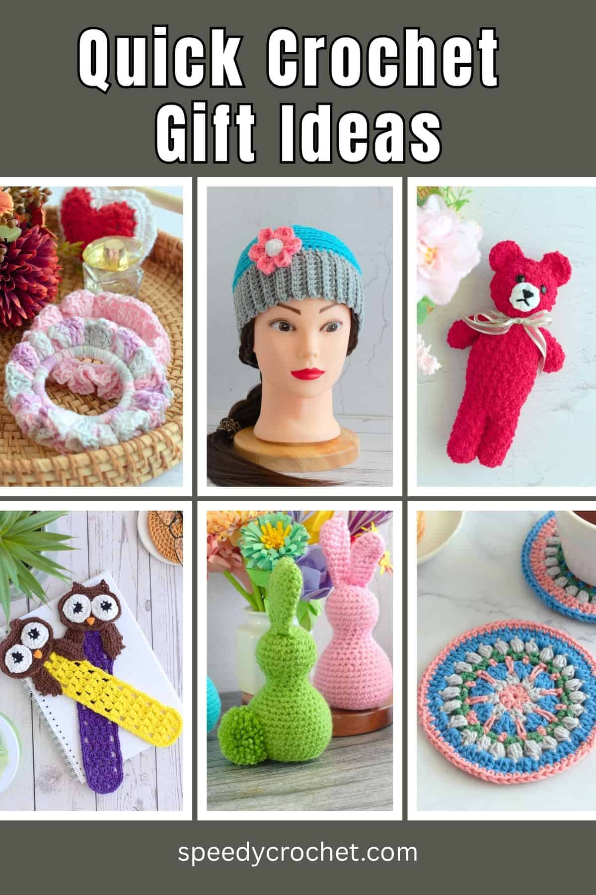 Quick crochet gift ideas.
