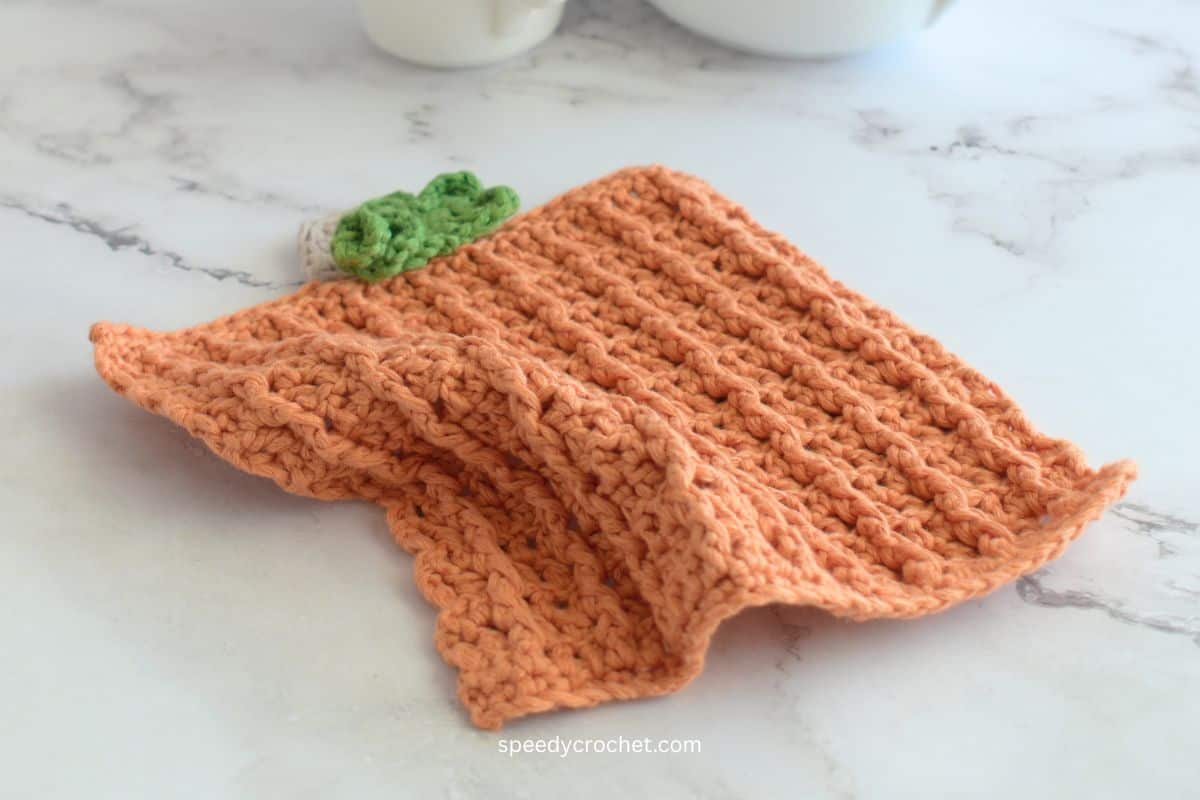 Crochet dishcloth.